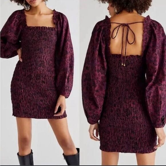 NWT Free People Smock It To Me Dress Small and Medium - Picture 12 of 12